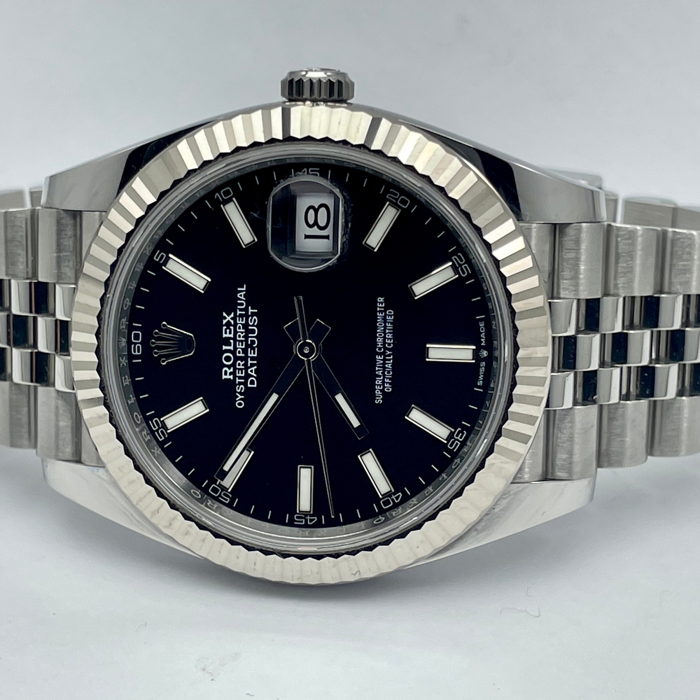 Rolex Datejust 41 Fluted Black Dial