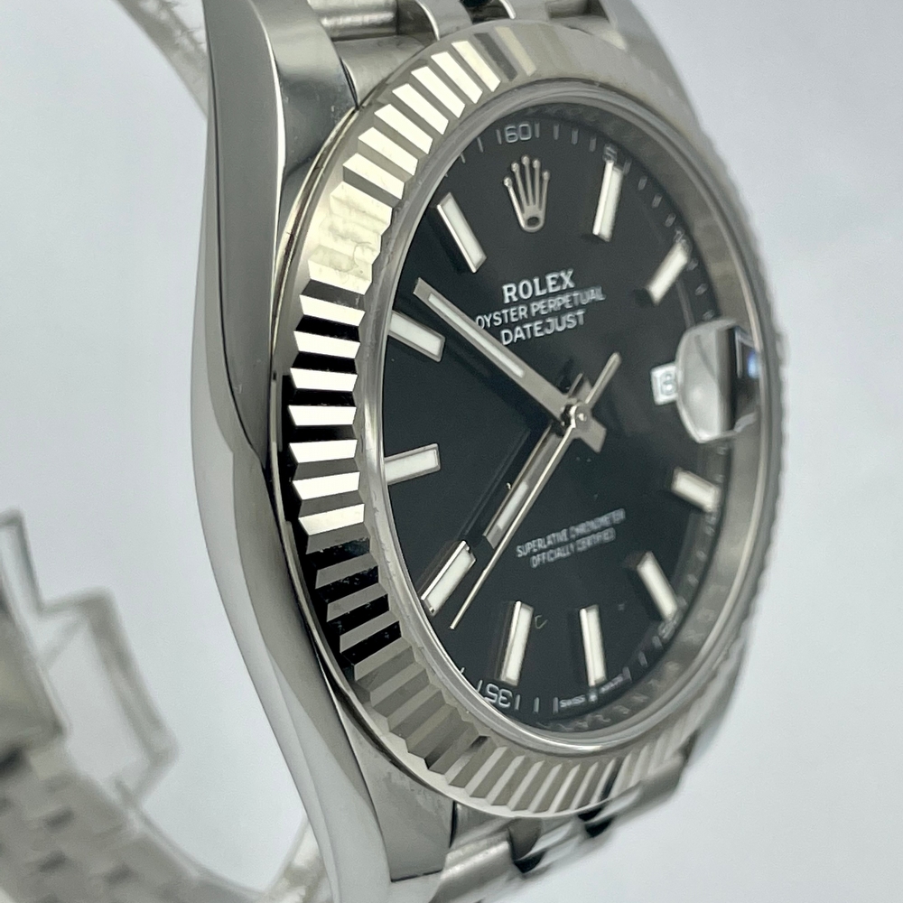 Rolex Datejust 41 Fluted Black Dial