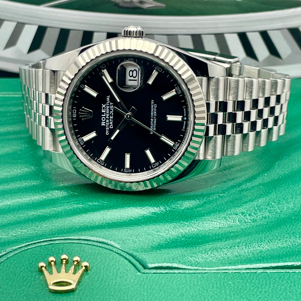 Rolex Datejust 41 Fluted Black Dial