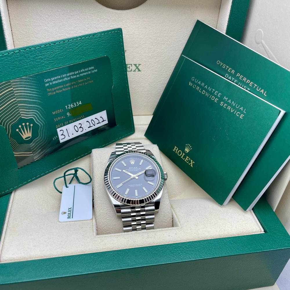 Rolex Datejust 41 Fluted Black Dial