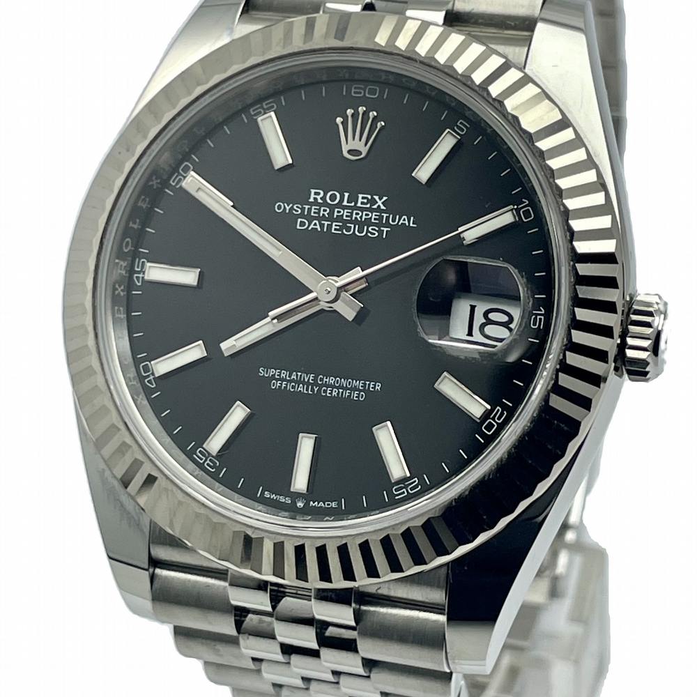 Rolex Datejust 41 Fluted Black Dial