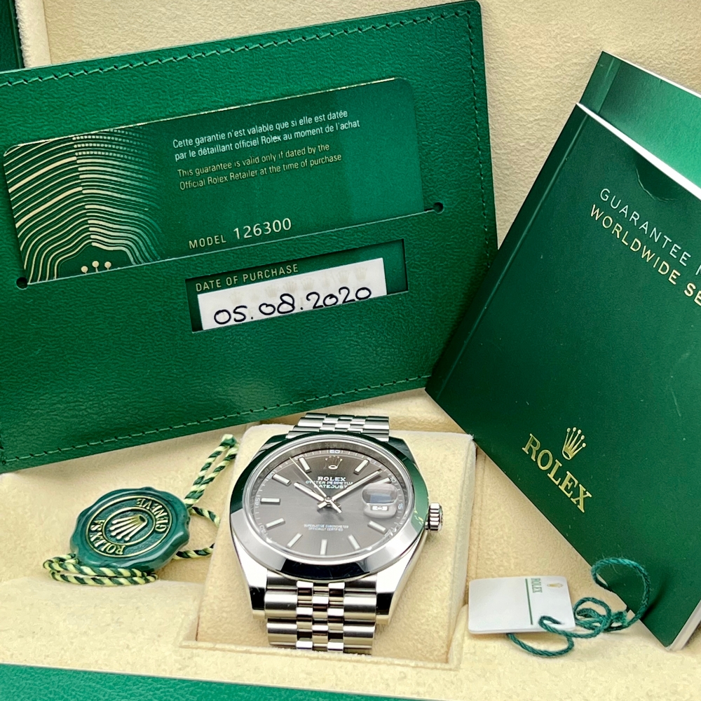 Rolex Datejust 41 Rodium