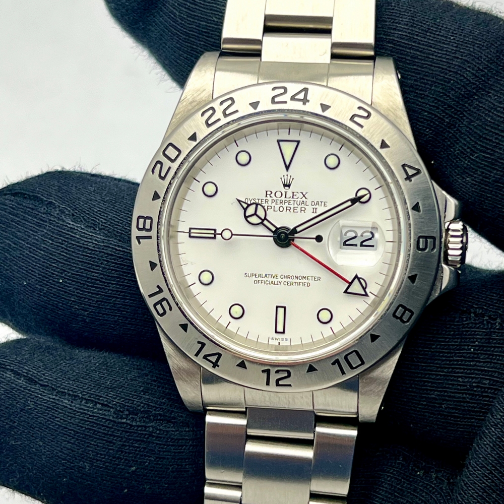 ROLEX EXPLORER II WHITE POLAR DIAL