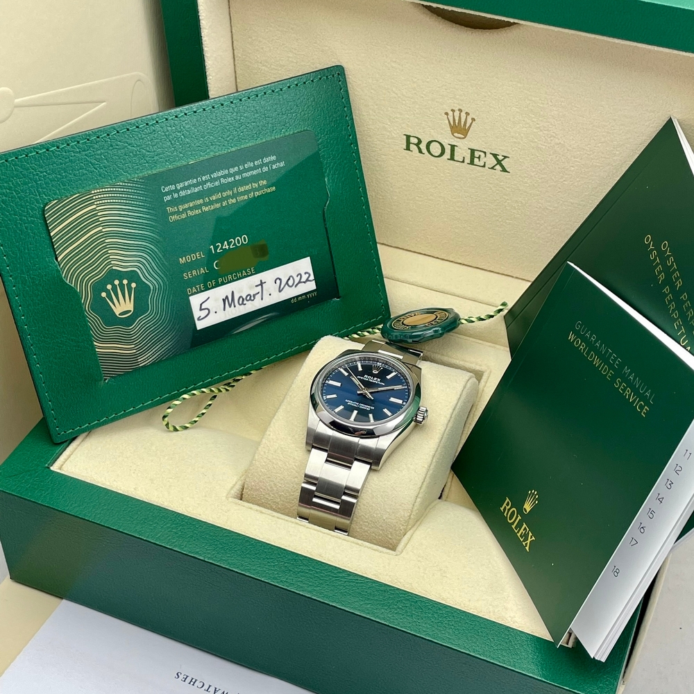 Rolex Oyster Perpetual 34 Blue