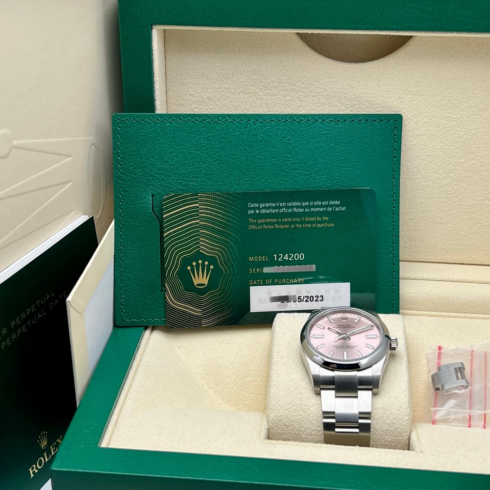 Rolex Oyster Perpetual 34 Pink