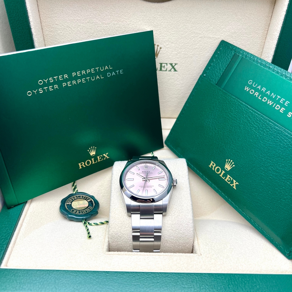 Rolex Oyster Perpetual 34 Pink