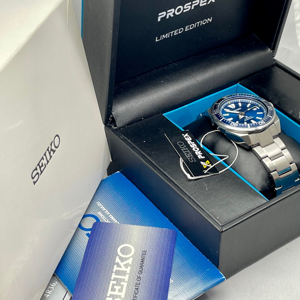 Seiko Samurai Blue Lagoon Limited Edition 6000pcs