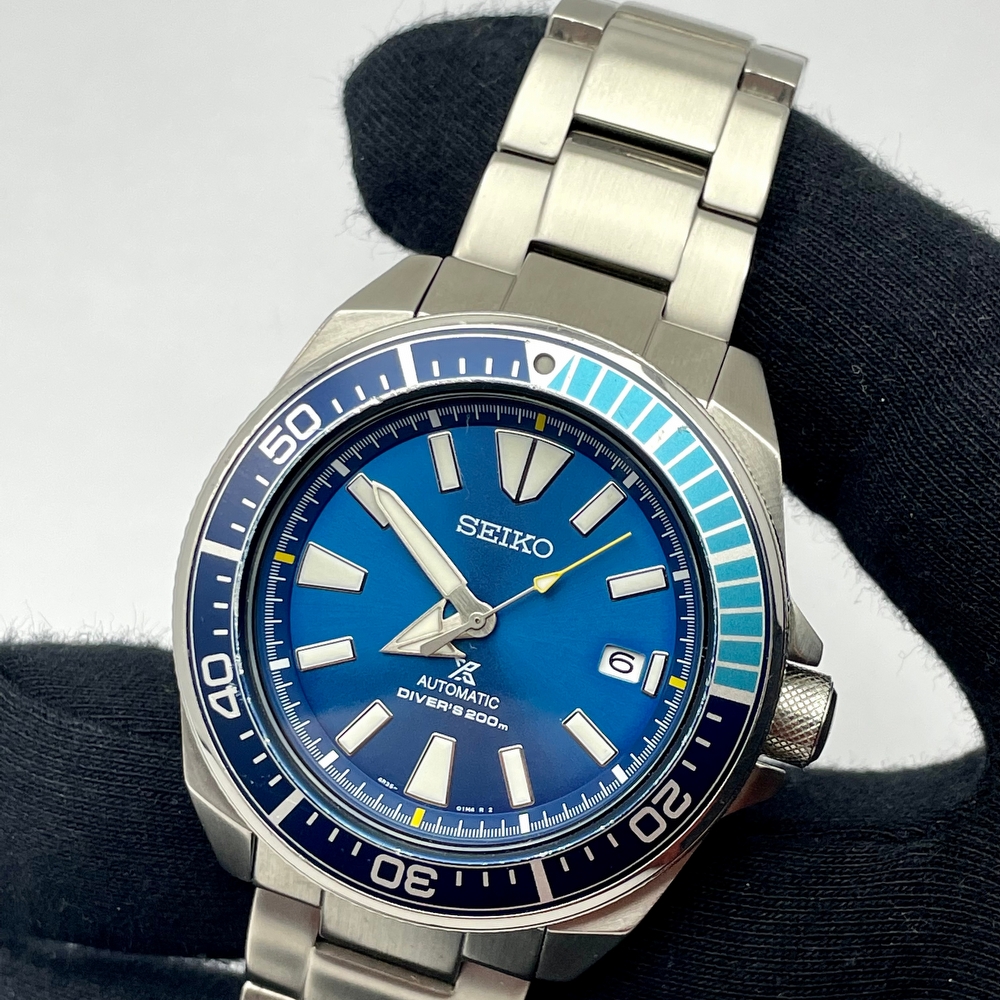 Seiko Samurai Blue Lagoon Limited Edition 6000pcs