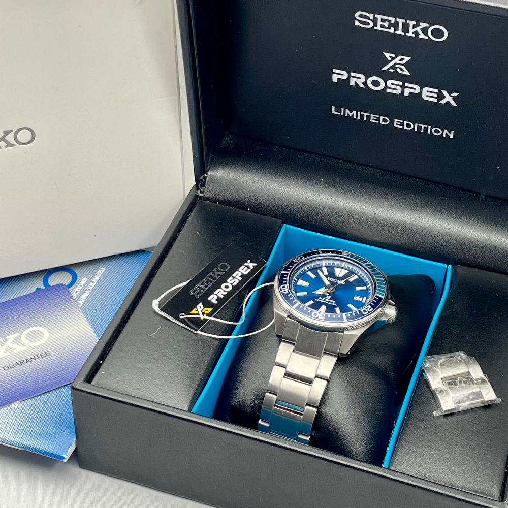 Seiko Samurai Blue Lagoon Limited Edition 6000pcs