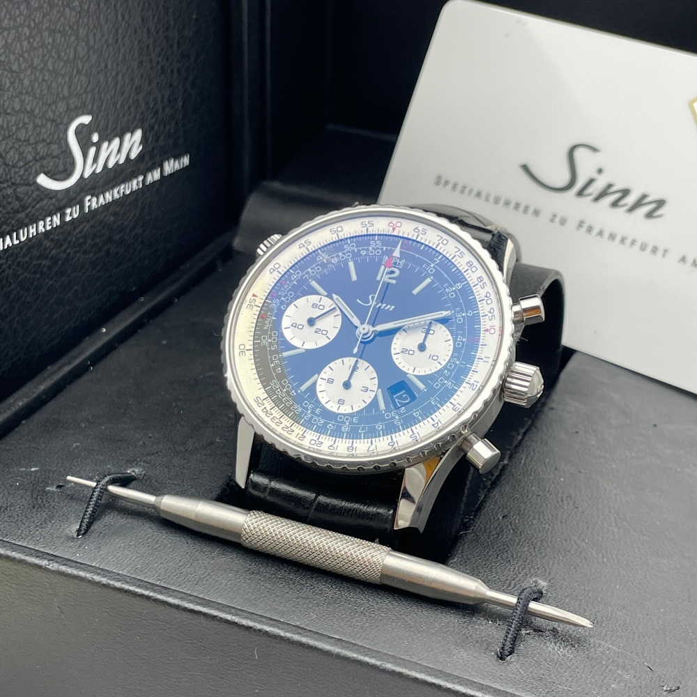 Sinn 903 ST Instrument Chronographs Navigator Black Dial 