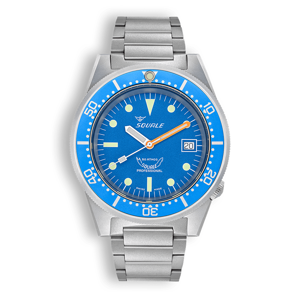 SQUALE 1521 BLUE BLASTED BRACELET