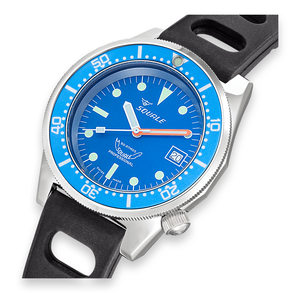 Squale 1521 Blue Ocean Polished Tropic