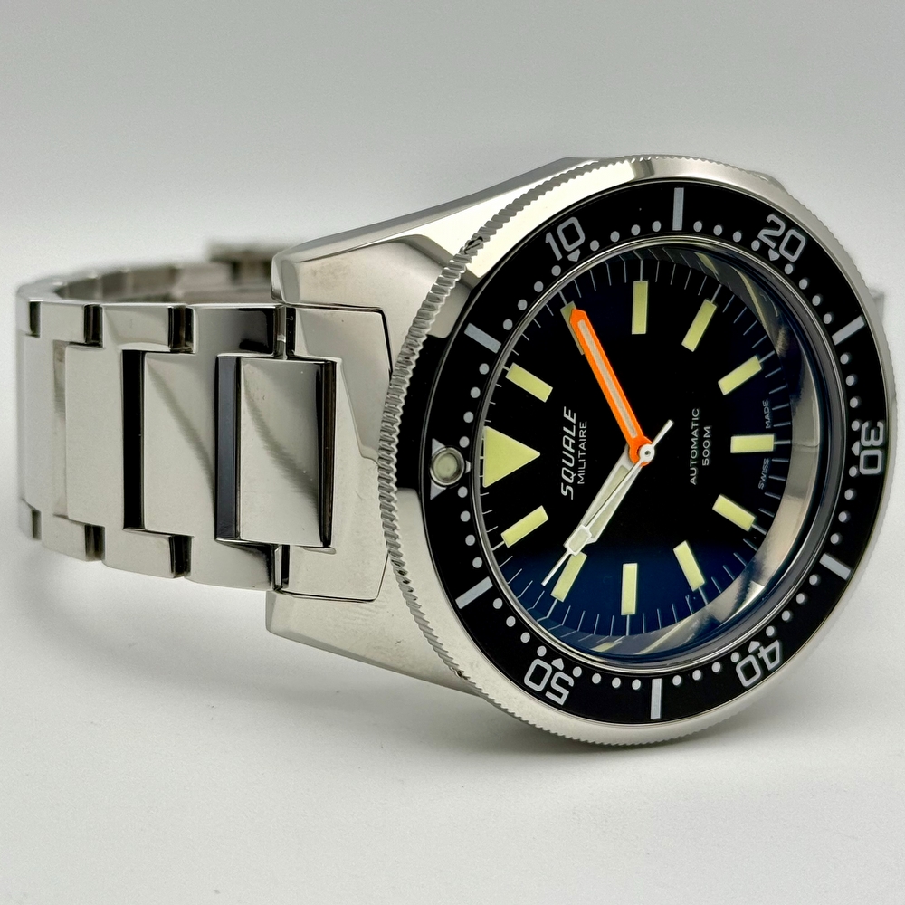 Squale 1521 Militaire Polished Bracelet