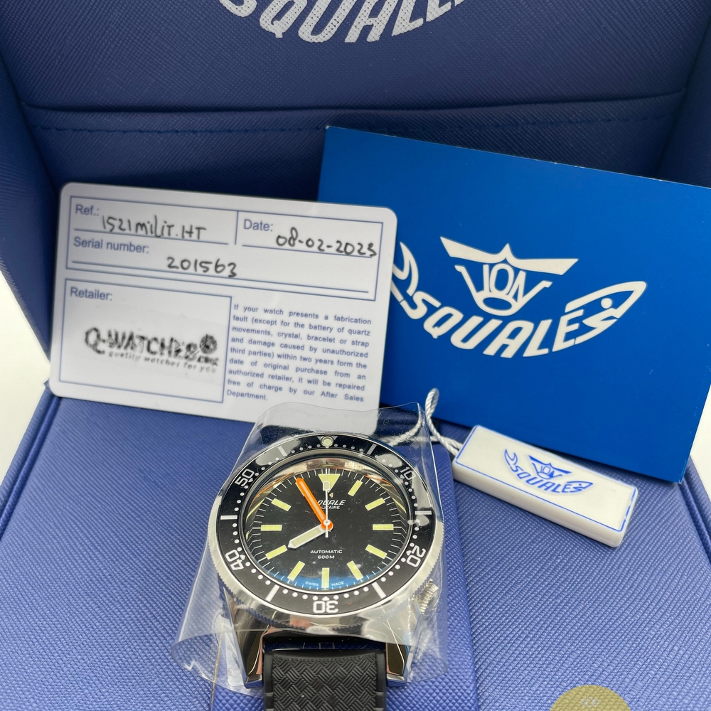 Squale 1521 Militaire Polished NEW