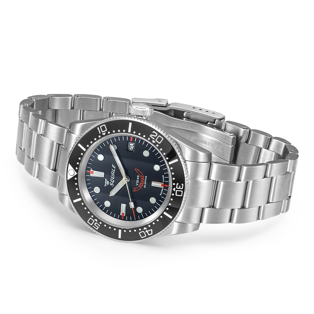 Squale 1545 Black Bracelet