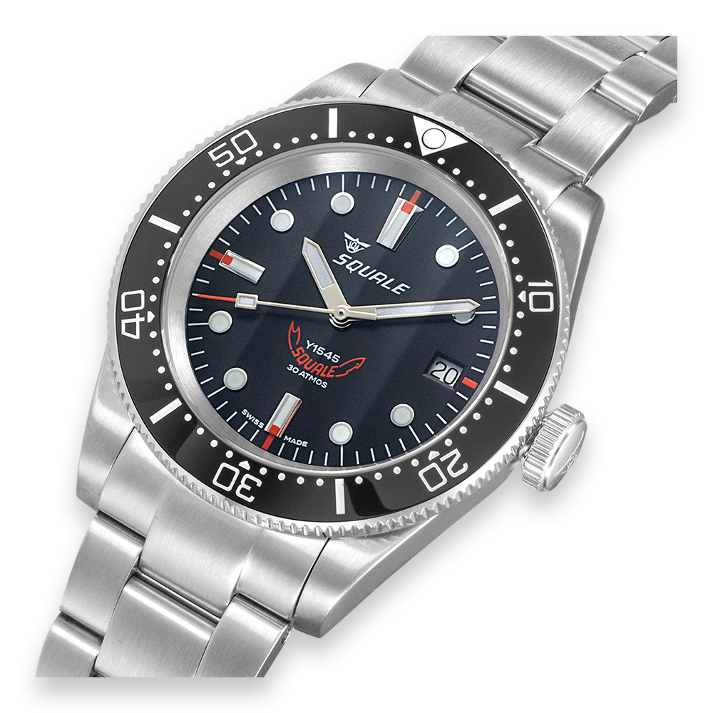 Squale 1545 Black Bracelet