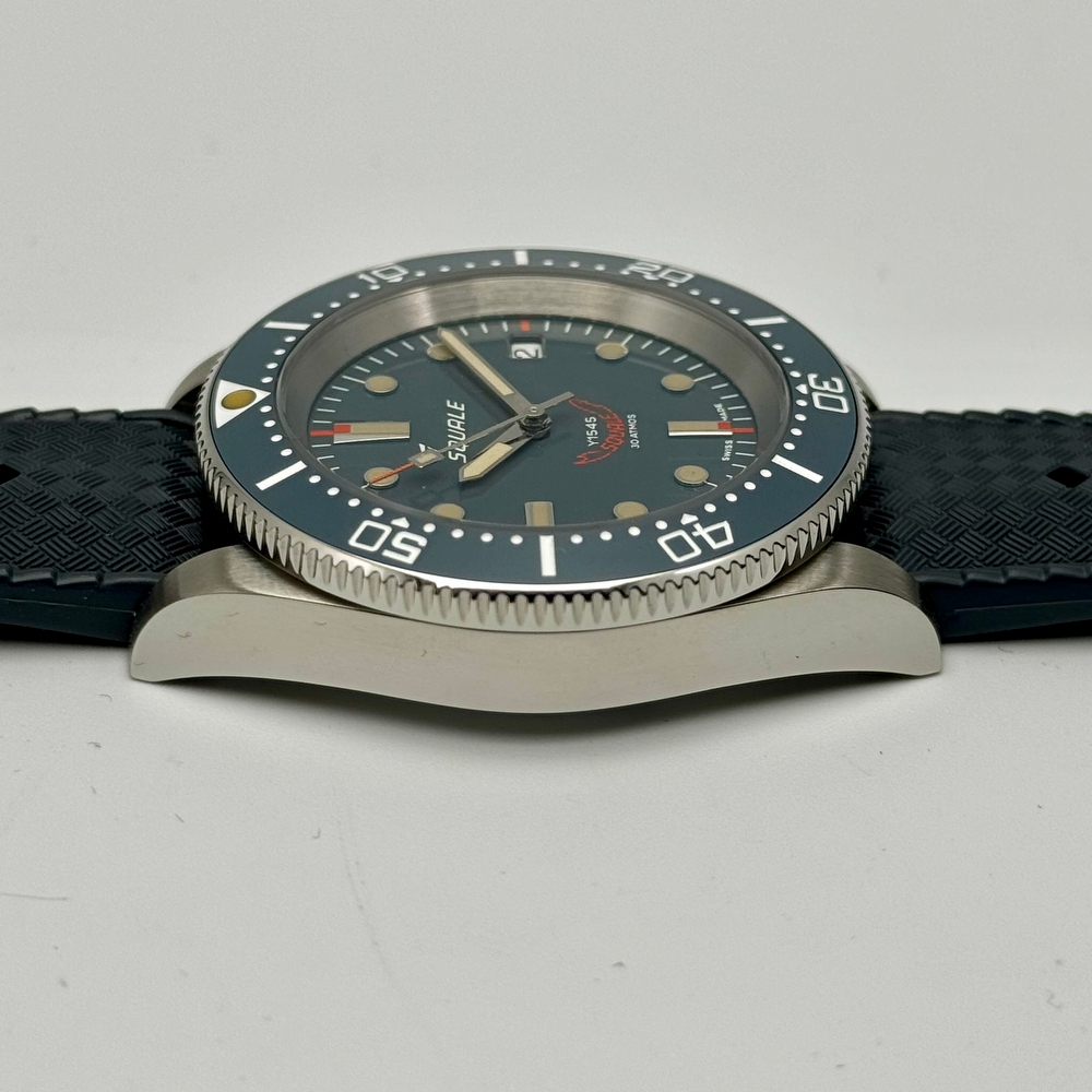 Squale 1545 Gray Rubber