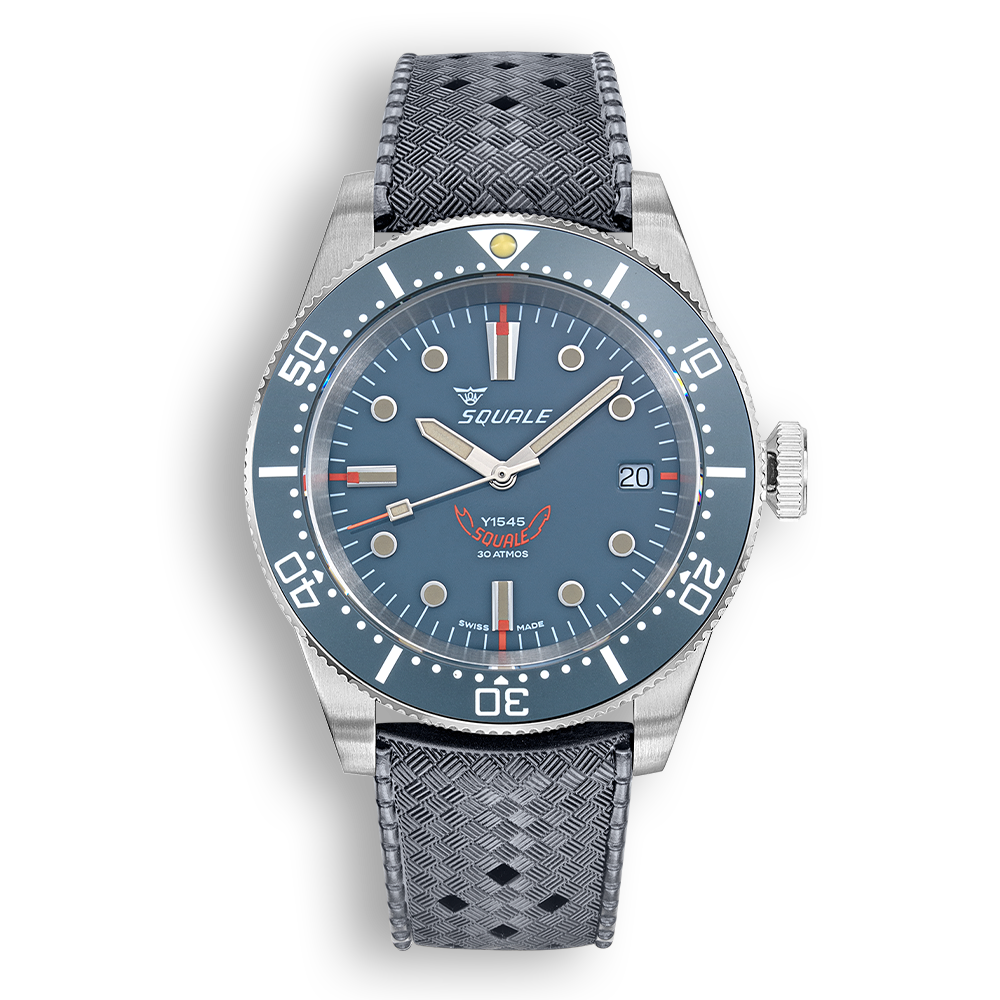 Squale 1545 Gray Rubber