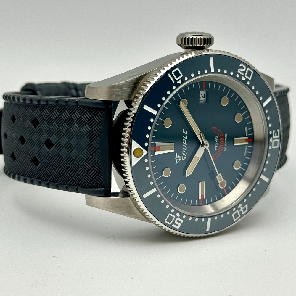 Squale 1545 Gray Rubber