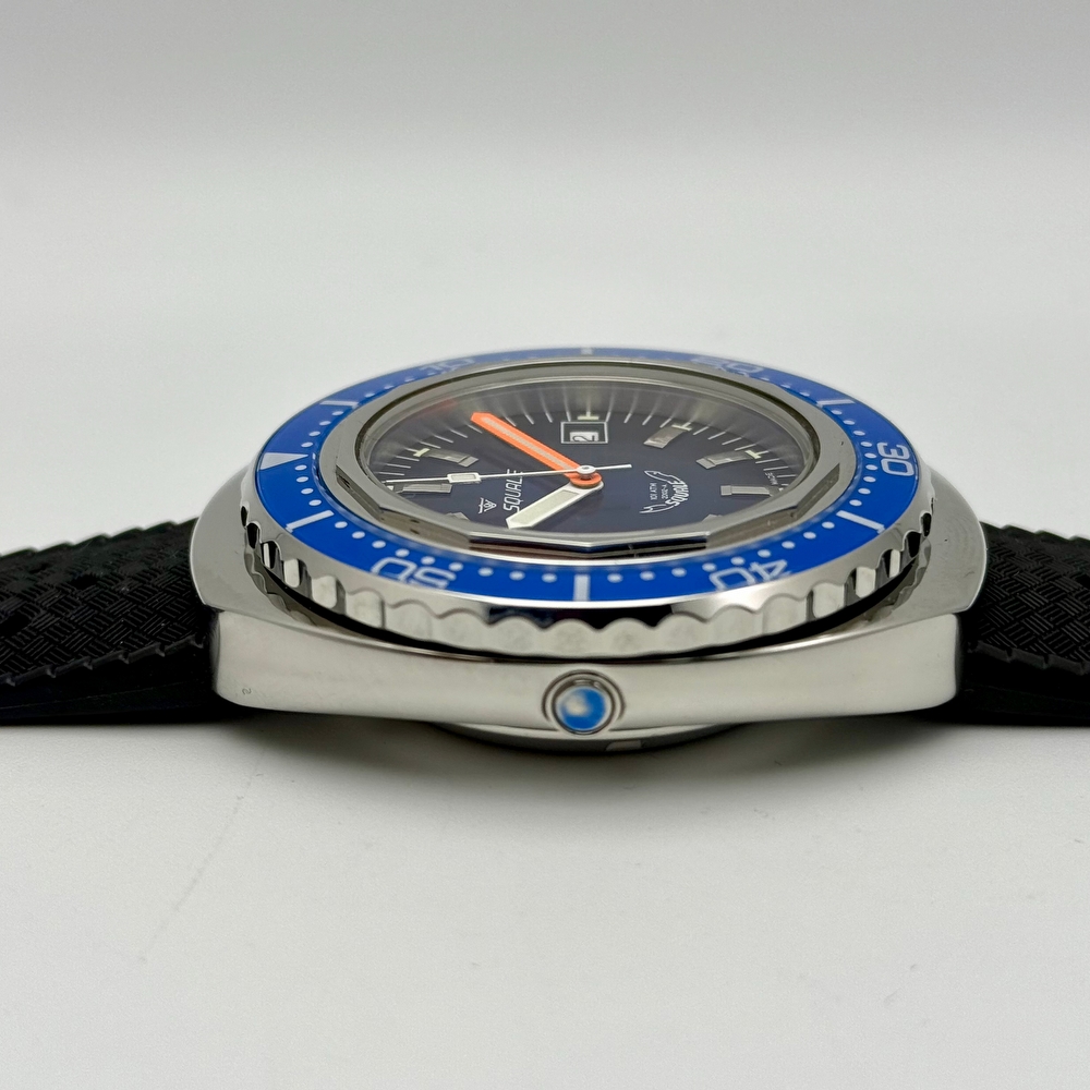 Squale 2002 Bleu Rubber