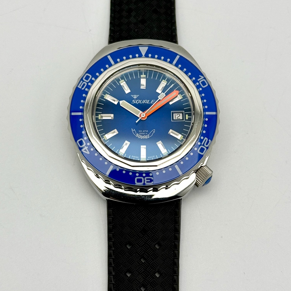 Squale 2002 Bleu Rubber