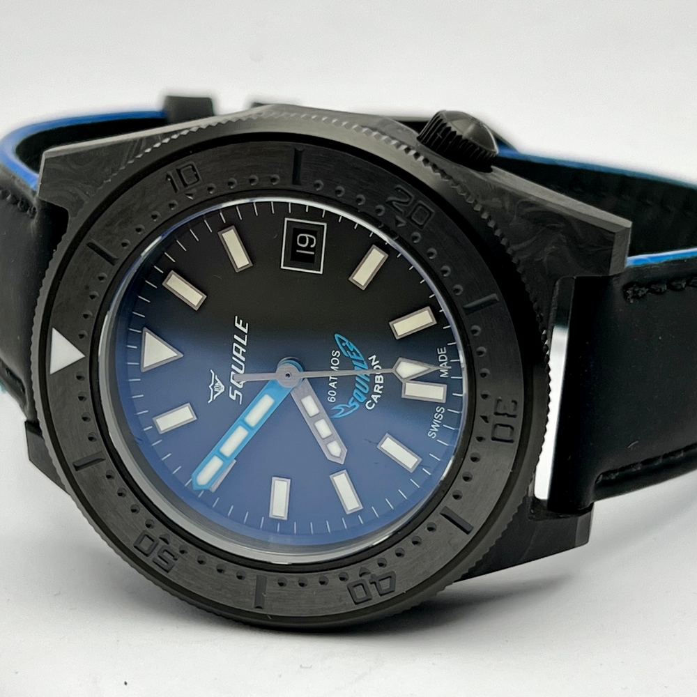 Squale T-183 Forged Carbon Blue