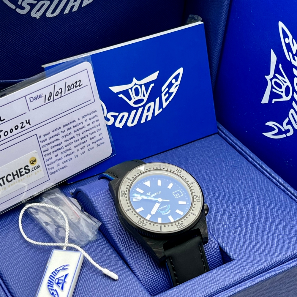 Squale T-183 Forged Carbon Blue