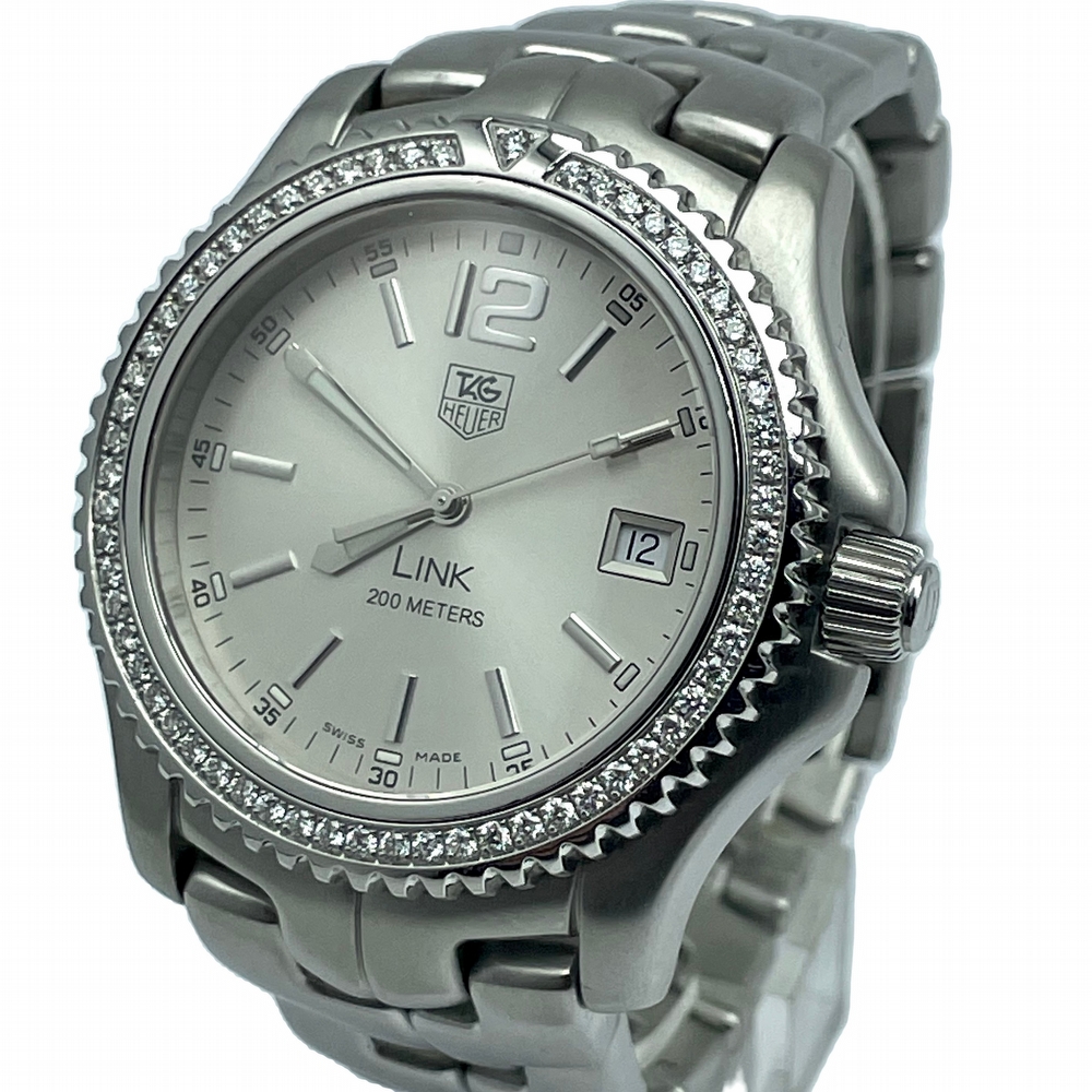 Tag heuer link diamond on sale mens