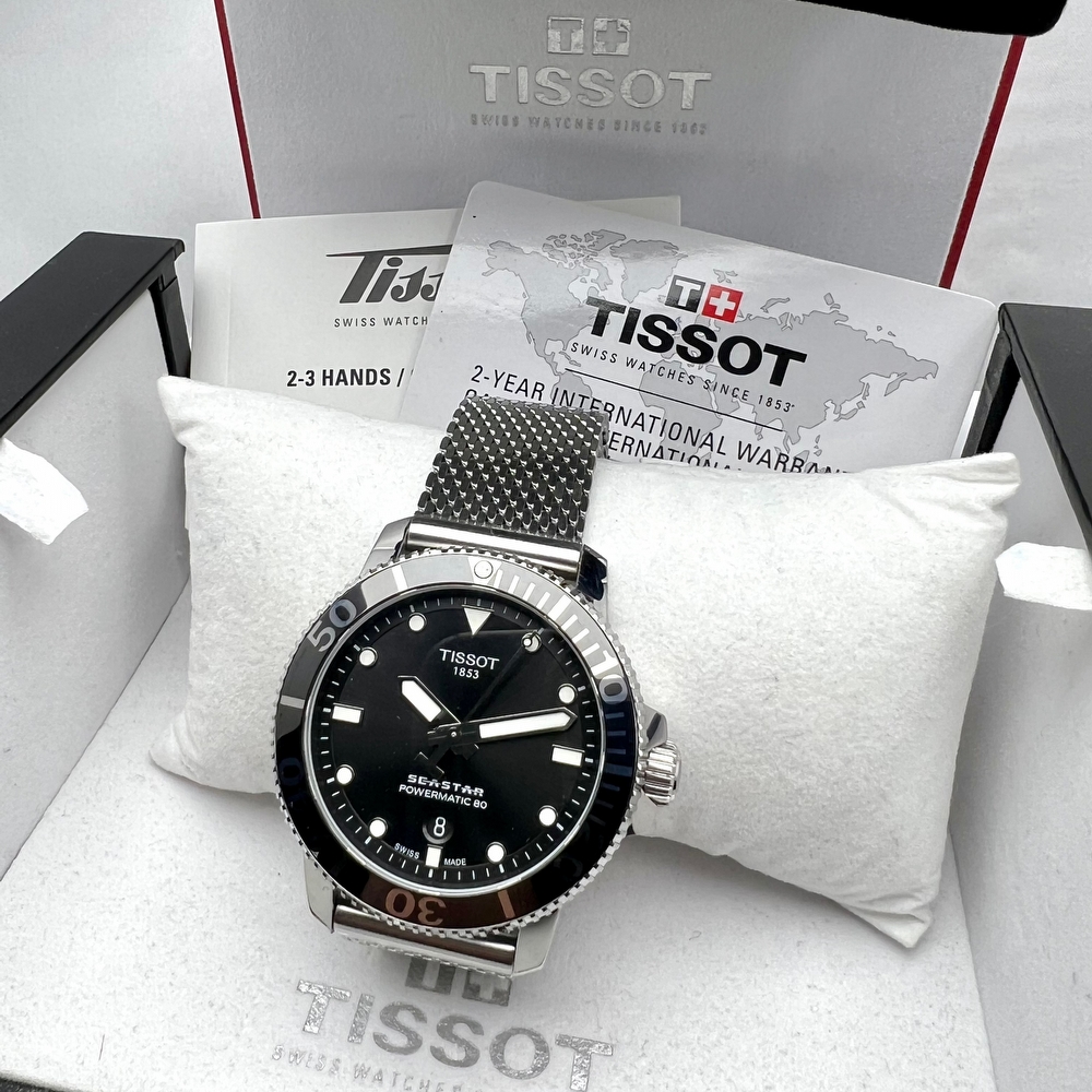 TISSOT SEASTAR 1000 POWERMATIC 80 BLACK 