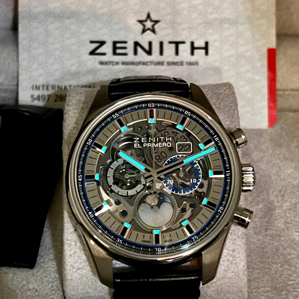 Zenith Chronomaster El Primero Grande Date Moon Full Open 