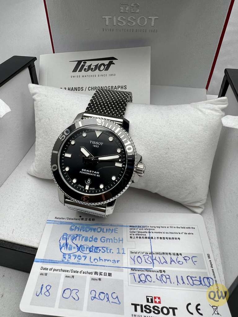 TISSOT SEASTAR 1000 POWERMATIC 80 BLACK